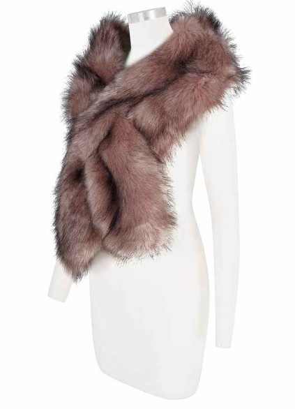 Syekd Sincerity Faux Fur Wrap Syekd Sincerity Faux Fur Wrap
