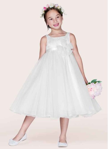 Syekd Lupine Flower Girl Dress