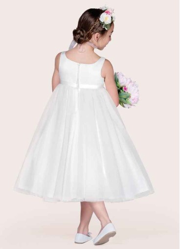 Syekd Lupine Flower Girl Dress