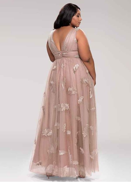 Blush Mark Lost In Paradise Blush Embroidery Tulle Maxi Dress Blush Mark Lost In Paradise Blush Embroidery Tulle Maxi Dress