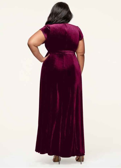 Blush Mark Dreaming Of You Cabernet Velvet Maxi Dress Blush Mark Dreaming Of You Cabernet Velvet Maxi Dress