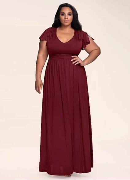 Blush Mark Earnest Of Style Burgundy Jersey Maxi Dress Blush Mark Earnest Of Style Burgundy Jersey Maxi Dress