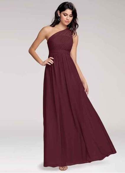 Blush Mark Magical Day Cabernet Chiffon Maxi Dress Blush Mark Magical Day Cabernet Chiffon Maxi Dress