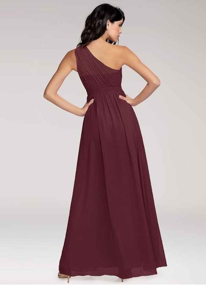 Blush Mark Magical Day Cabernet Chiffon Maxi Dress Blush Mark Magical Day Cabernet Chiffon Maxi Dress