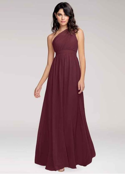 Blush Mark Magical Day Cabernet Chiffon Maxi Dress Blush Mark Magical Day Cabernet Chiffon Maxi Dress