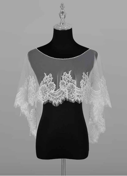 Syekd Delight Lace Tulle Wrap Syekd Delight Lace Tulle Wrap