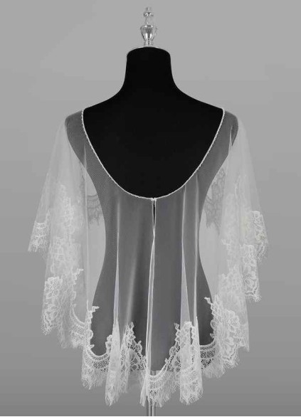 Syekd Delight Lace Tulle Wrap Syekd Delight Lace Tulle Wrap