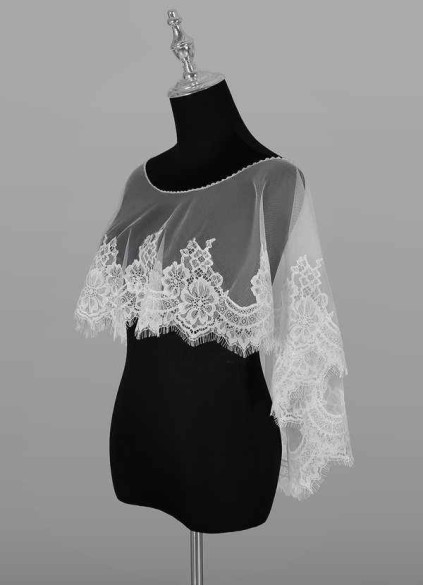 Syekd Delight Lace Tulle Wrap Syekd Delight Lace Tulle Wrap