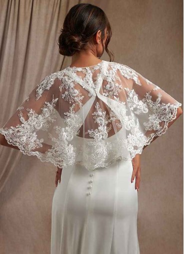 Syekd Hephzibah Lace Tulle Wrap