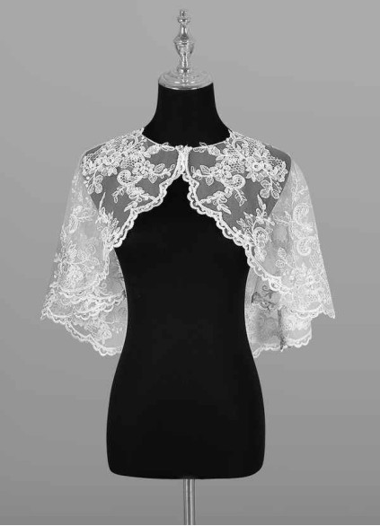 Syekd Hephzibah Lace Tulle Wrap Syekd Hephzibah Lace Tulle Wrap