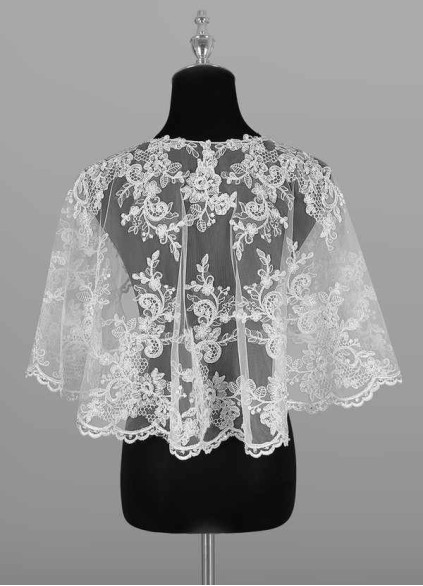Syekd Hephzibah Lace Tulle Wrap Syekd Hephzibah Lace Tulle Wrap