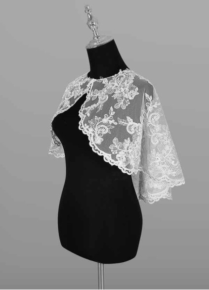 Syekd Hephzibah Lace Tulle Wrap Syekd Hephzibah Lace Tulle Wrap