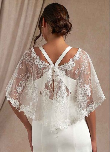 Syekd Hodesh Lace Tulle Wrap
