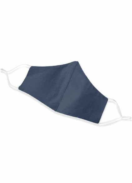 Non-medical Solid Color Cotton Reusable Face Mask Dark Navy Non-medical Solid Color Cotton Reusable Face Mask Dark Navy