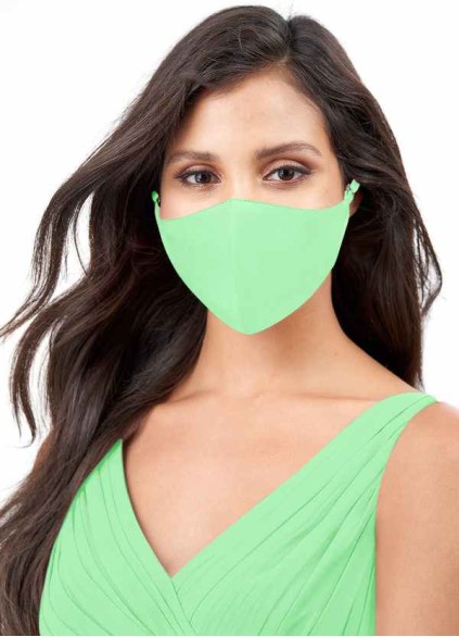 Syekd Non-Medical Matte Satin Reusable Face Mask With Adjustable Loop