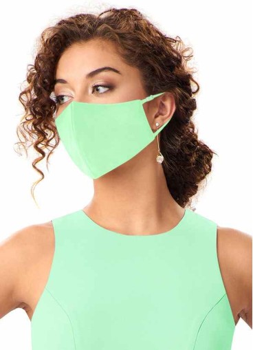 Syekd Non-Medical Matte Satin Reusable Face Mask With Adjustable Loop