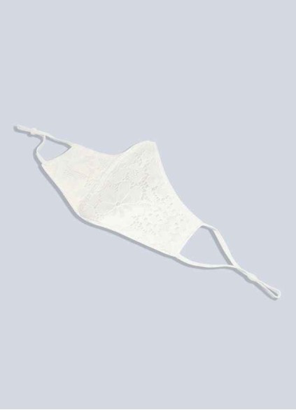 Syekd Non-Medical Ivory Lace Reusable Face Mask Syekd Non-Medical Ivory Lace Reusable Face Mask