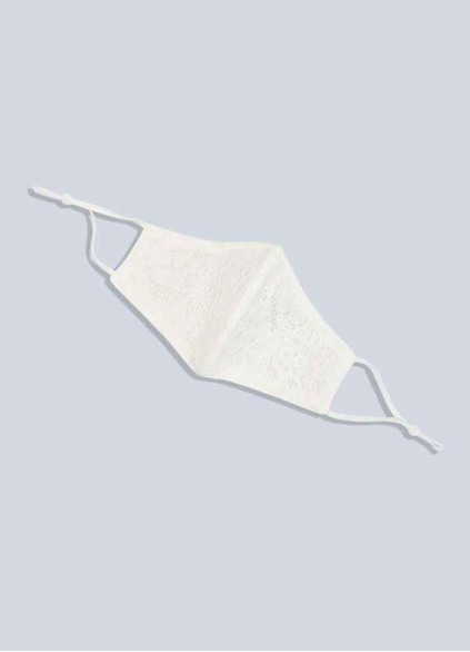 Syekd Non-Medical Ivory Lace Reusable Face Mask Syekd Non-Medical Ivory Lace Reusable Face Mask