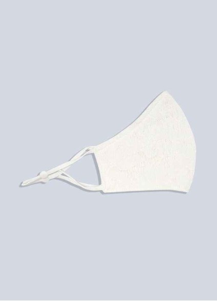 Syekd Non-Medical Ivory Lace Reusable Face Mask Syekd Non-Medical Ivory Lace Reusable Face Mask