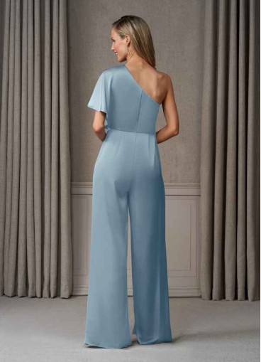 Syekd Hagretta Stretch Satin Jumpsuit