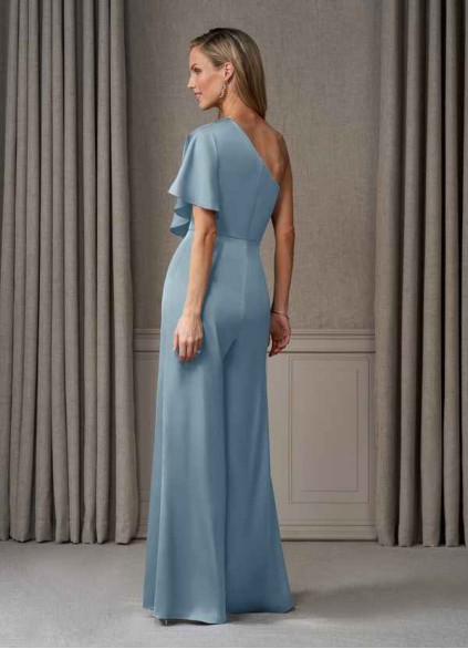 Syekd Hagretta Stretch Satin Jumpsuit