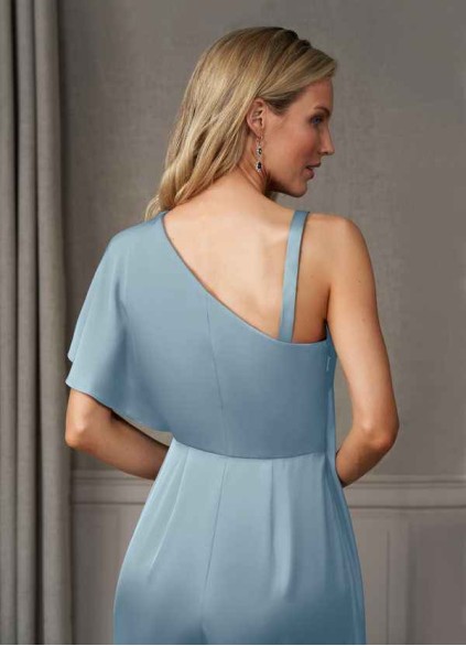 Syekd Hagretta Stretch Satin Jumpsuit
