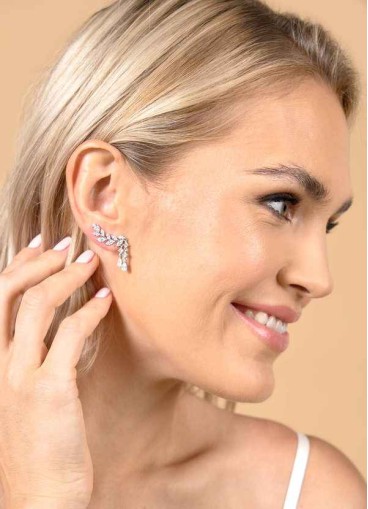 Laurel Leaf Drop Earrings