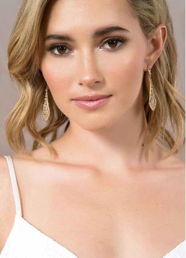 Charming Rhinestone Drop Earrings