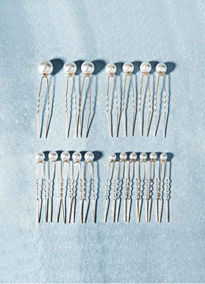 Singular Pearl Hairpins Set Singular Pearl Hairpins Set