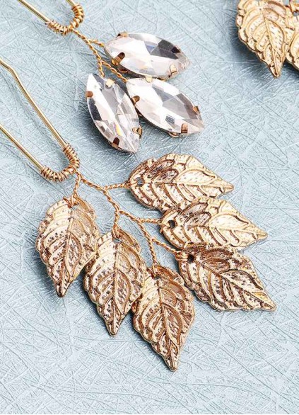 Dainty Leaf Hairpins Set Dainty Leaf Hairpins Set