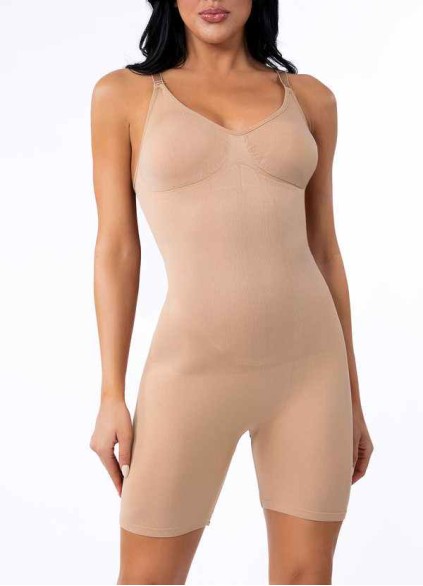 Knee Length Tummy Control Bodysuit Shaper Knee Length Tummy Control Bodysuit Shaper