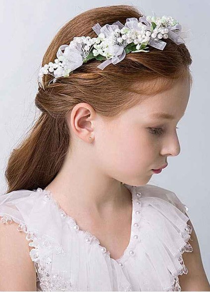Persephone Flower Girl Headpiece Persephone Flower Girl Headpiece