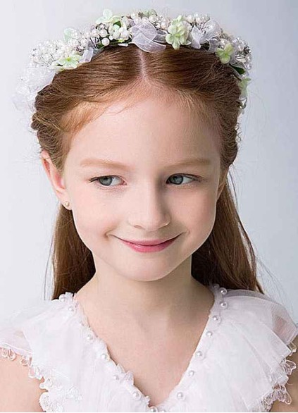 Persephone Flower Girl Headpiece Persephone Flower Girl Headpiece