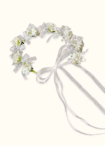Persephone Flower Girl Headpiece Persephone Flower Girl Headpiece
