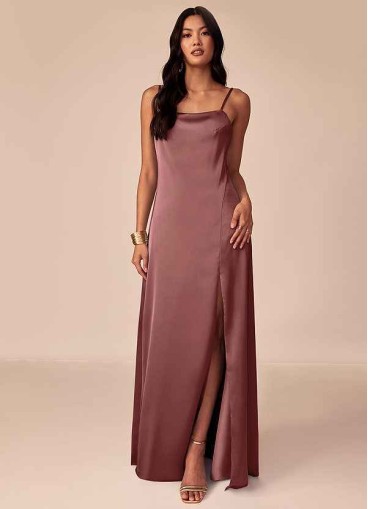 Syekd Briza Stretch Satin Dress