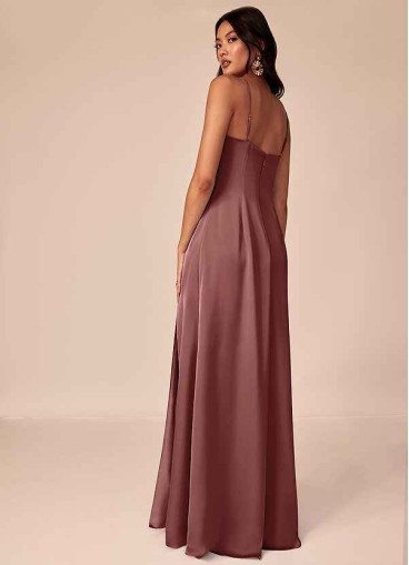Syekd Briza Stretch Satin Dress