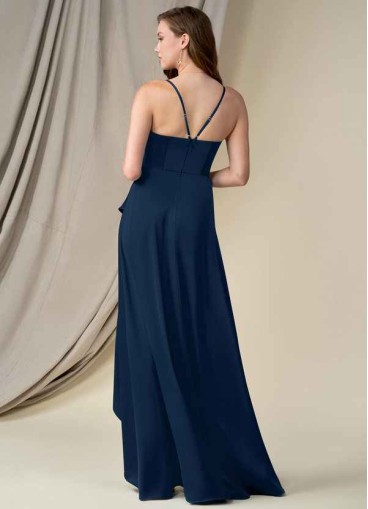 Syekd Harpie Stretch Satin Dress