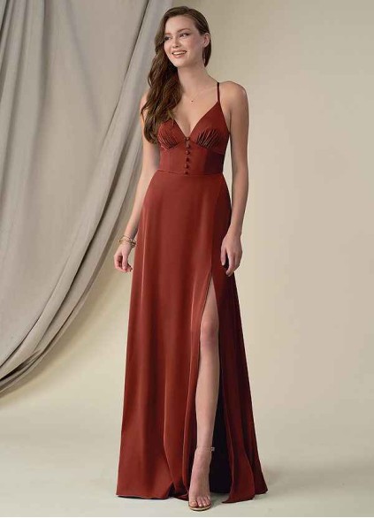 Syekd Mina Stretch Satin Dress