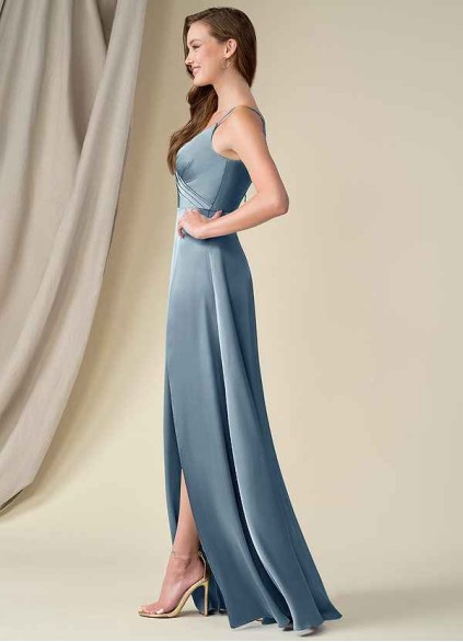 Syekd Dalilah Stretch Satin Dress Syekd Dalilah Stretch Satin Dress