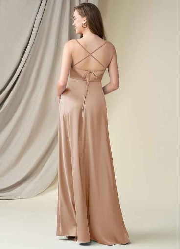 Syekd Madaleine Stretch Satin Dress