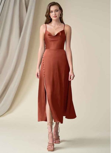 Syekd Ceci Stretch Satin Dress