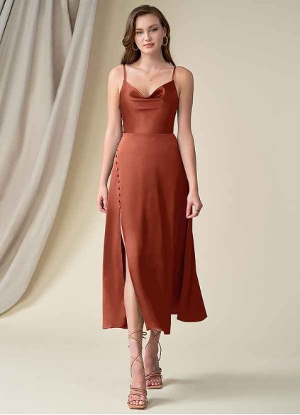 Syekd Ceci Stretch Satin Dress