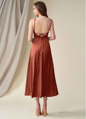 Syekd Ceci Stretch Satin Dress