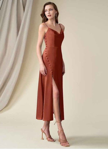 Syekd Ceci Stretch Satin Dress Syekd Ceci Stretch Satin Dress
