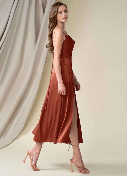 Syekd Ceci Stretch Satin Dress Syekd Ceci Stretch Satin Dress