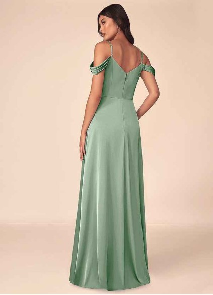 Syekd Ocean Stretch Satin Dress Syekd Ocean Stretch Satin Dress