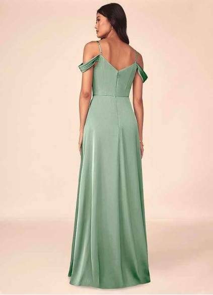 Syekd Ocean Stretch Satin Dress Syekd Ocean Stretch Satin Dress
