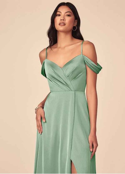 Syekd Ocean Stretch Satin Dress Syekd Ocean Stretch Satin Dress