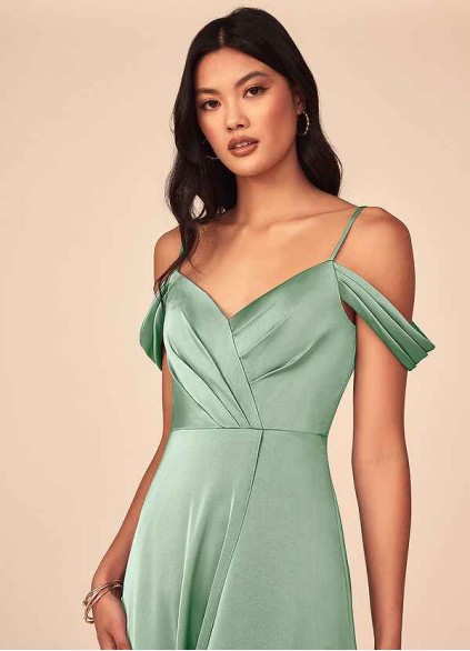Syekd Ocean Stretch Satin Dress Syekd Ocean Stretch Satin Dress
