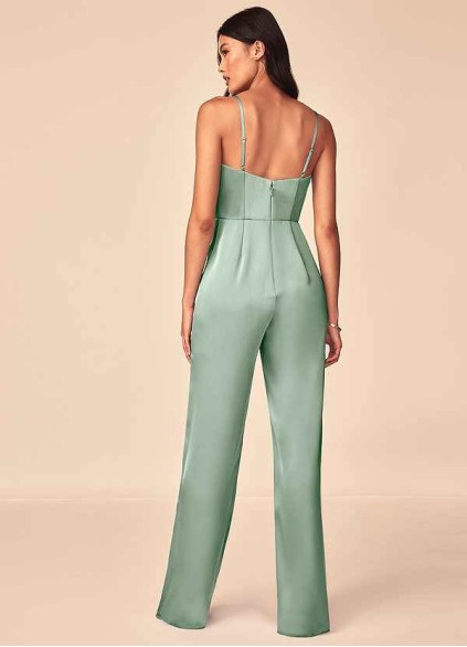 Syekd Elizabella Stretch Satin Jumpsuit Syekd Elizabella Stretch Satin Jumpsuit